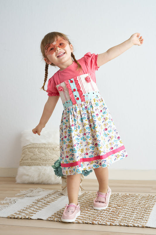 Blossom Festoon Frolic Flutter Dress