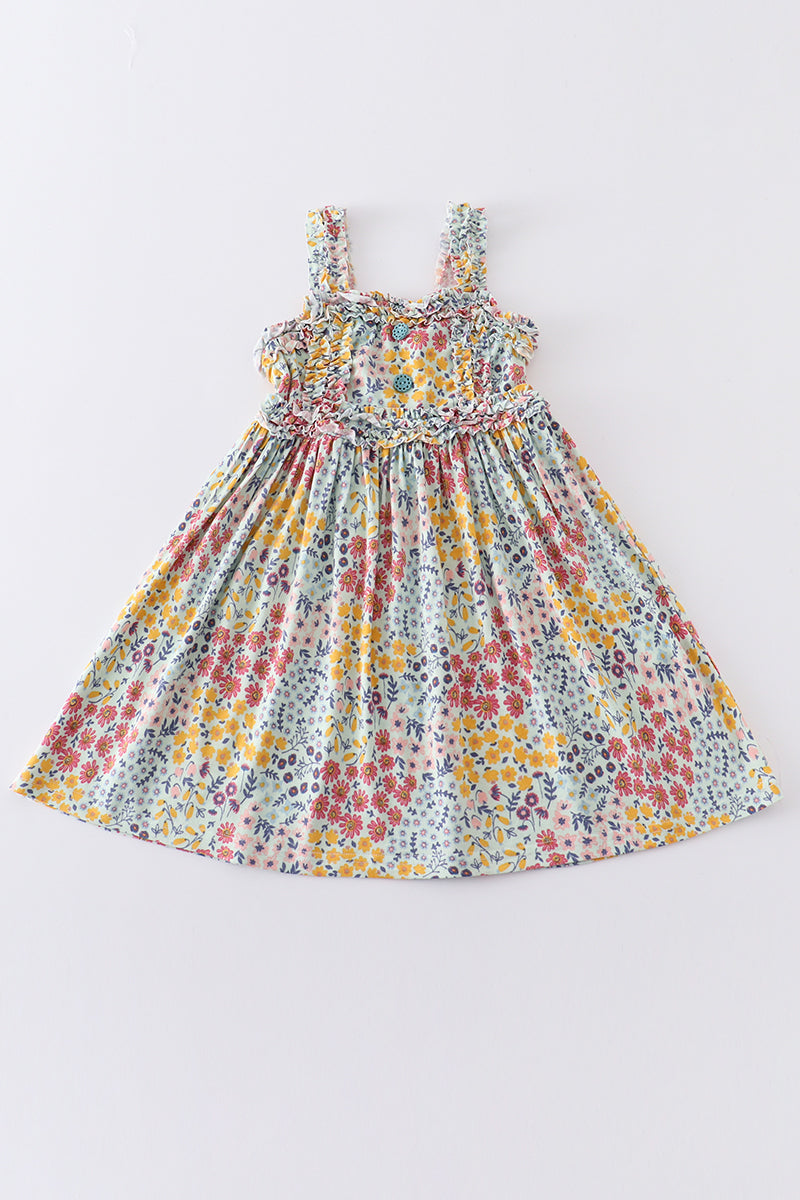 Sunshine Meadow Twirl Flutter Dress