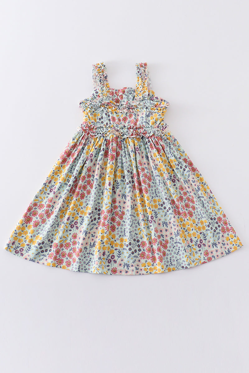 Sunshine Meadow Twirl Flutter Dress