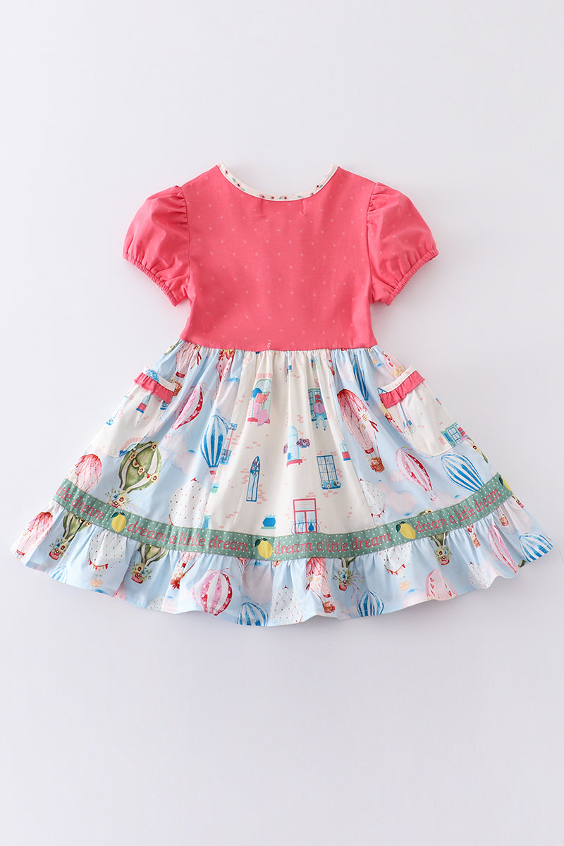 Balloon Blossom Dreams Pink Dress