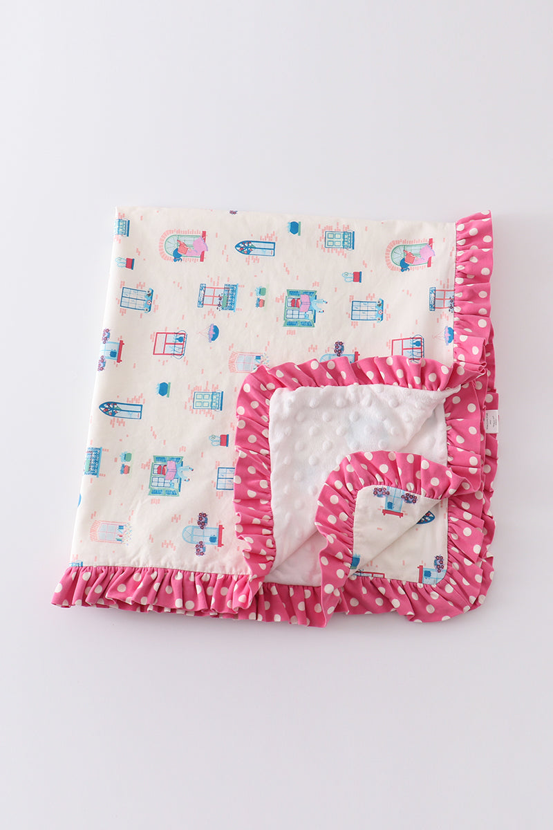 Whimsy Windowpane Baby Blanket