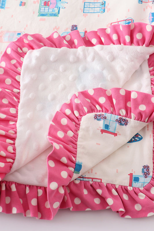 Whimsy Windowpane Baby Blanket